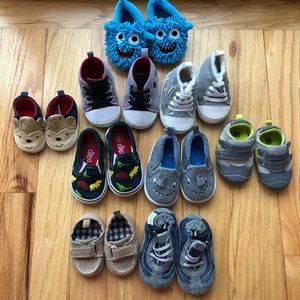 Infant Baby Boy Shoe Lot